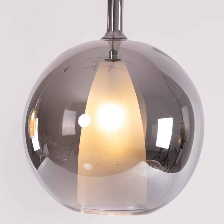Lustra Suspension en Verre Fumé Rond - Neutralighting