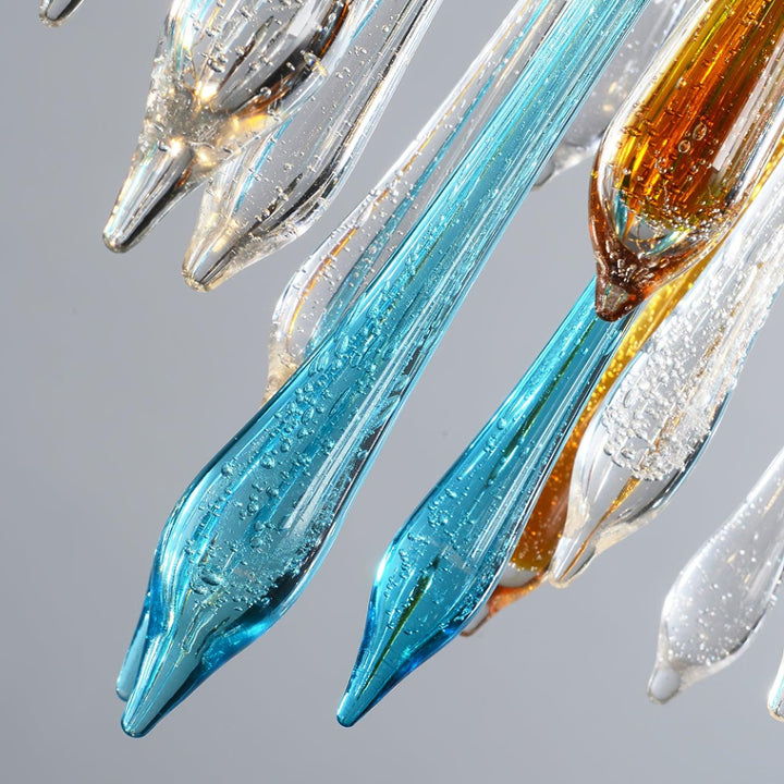 Aurora Chandelier en Verre de Luxe - Neutralighting