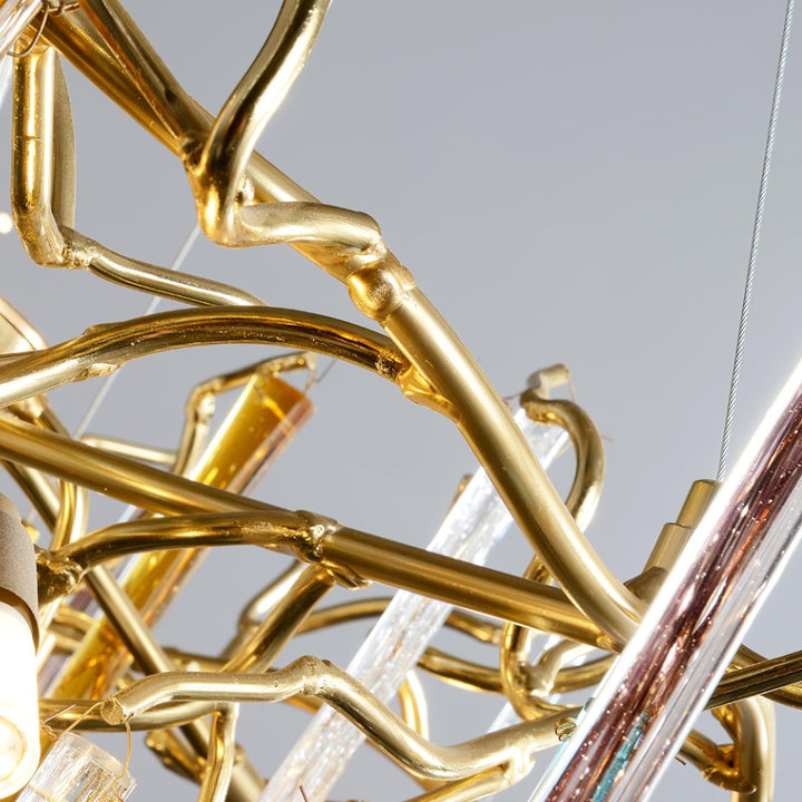 Aurora Chandelier en Verre de Luxe - Neutralighting