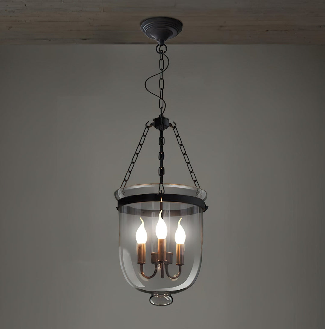 Avshaora Suspension Industrielle Vintage En Métal Et Verre - Neutralighting
