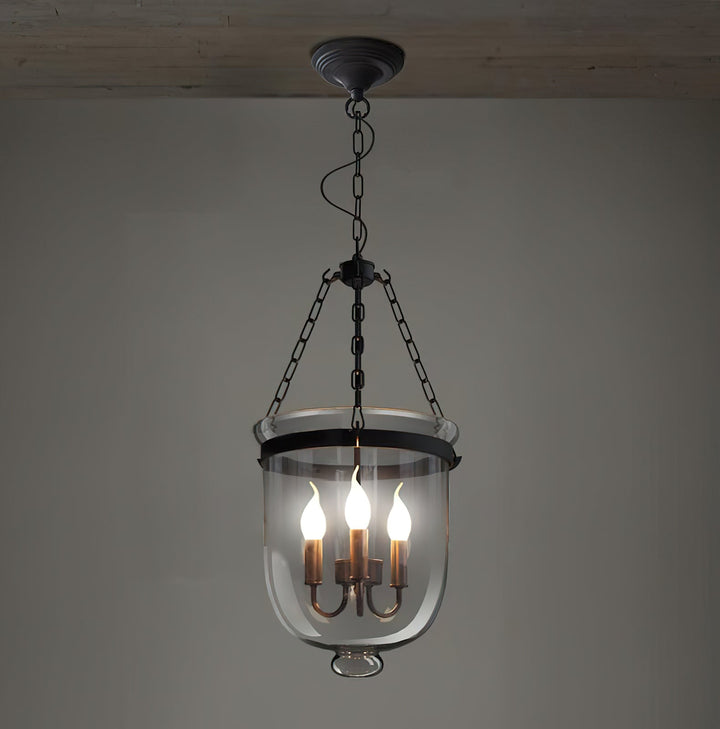 Avshaora Suspension Industrielle Vintage En Métal Et Verre - Neutralighting