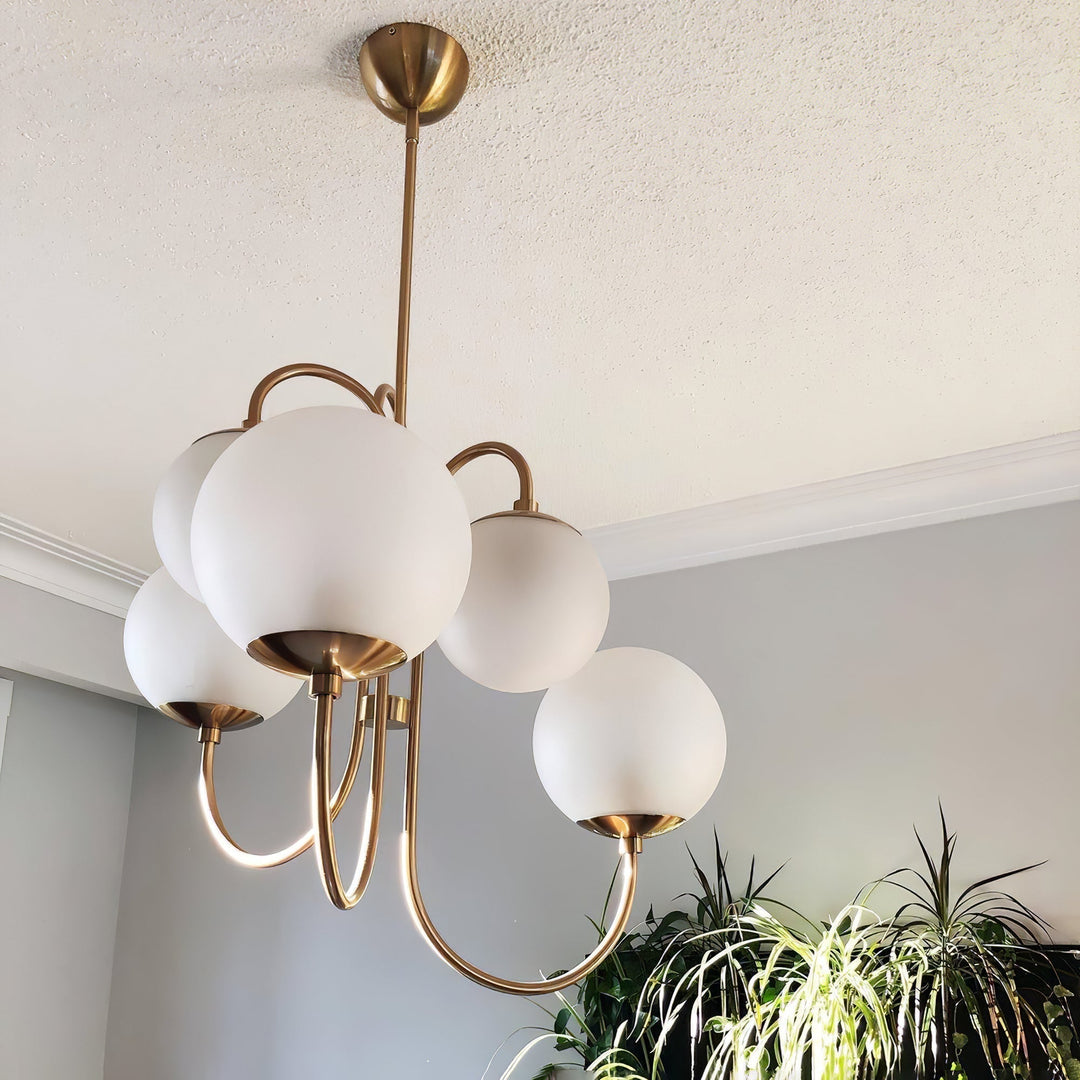 Zathaor Lustre En Verre Et Métal à Créativité Individuelle - Neutralighting