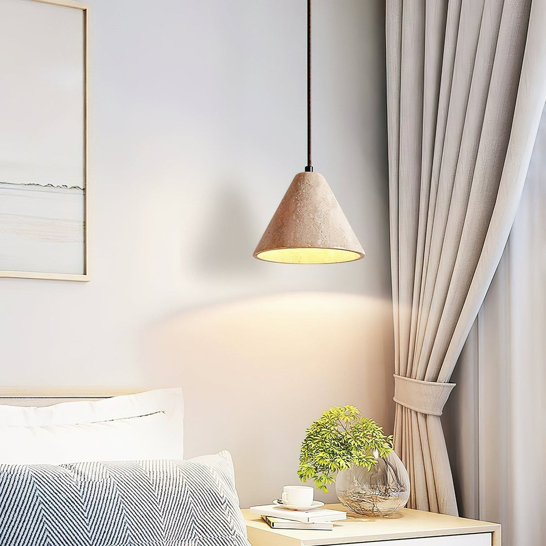 Cezoriel Suspension Moderne en Travertin - Neutralighting