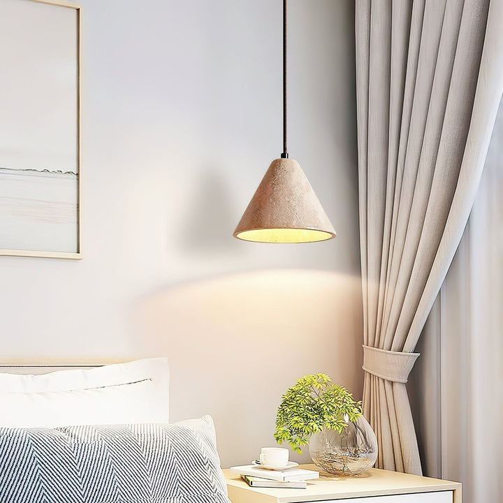 Cezoriel Suspension Moderne en Travertin - Neutralighting