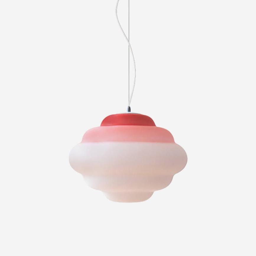 Eurvenara Premium Nordic Art Nuageux Verre Pendentif Lampe - Neutralighting