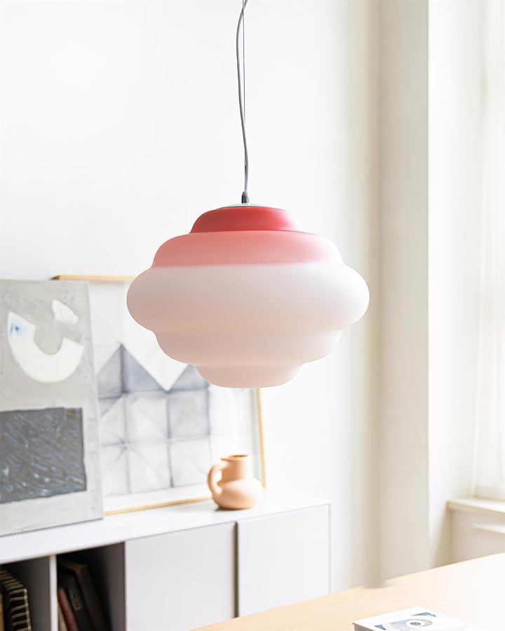 Eurvenara Premium Nordic Art Nuageux Verre Pendentif Lampe - Neutralighting