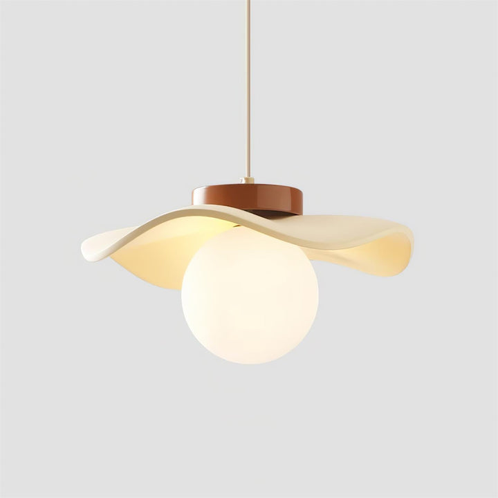 Suspension Verre Ondulé Ombre Sculptural Minimaliste Accent - Neutralighting