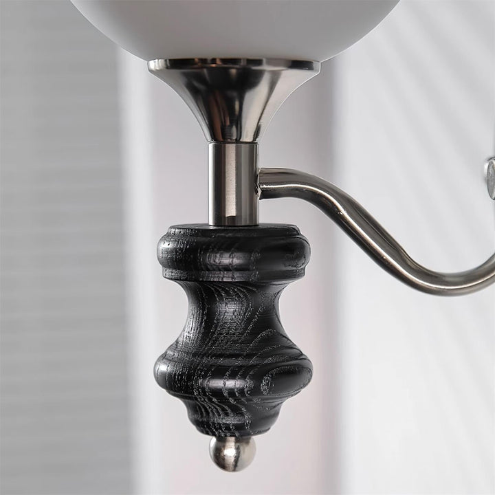 Duvin Applique Murale Vintage en Verre Givré - Neutralighting
