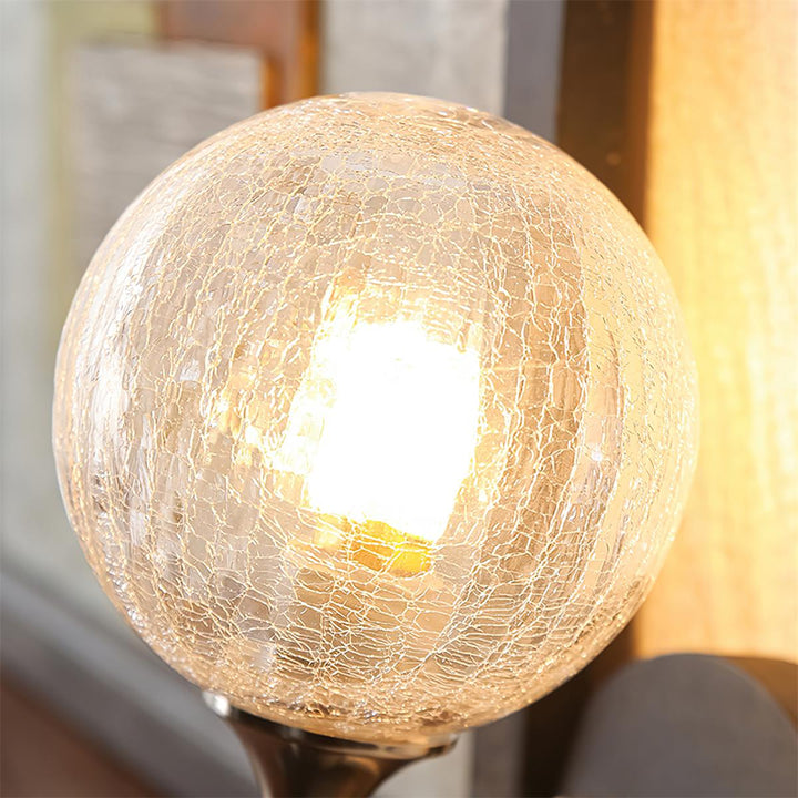 Duvin Applique Murale Vintage en Verre Givré - Neutralighting