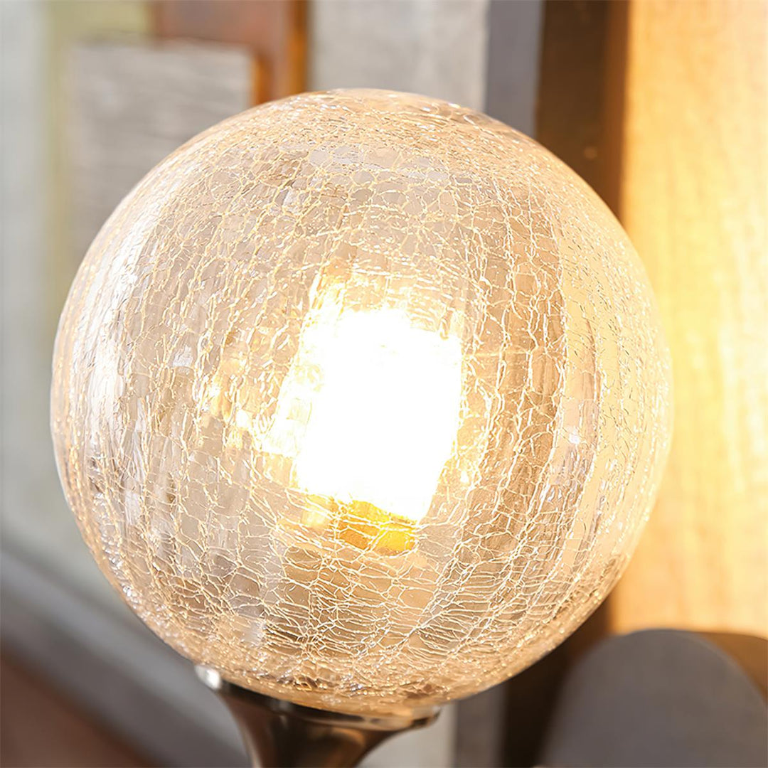 Duvin Applique Murale Vintage en Verre Givré - Neutralighting