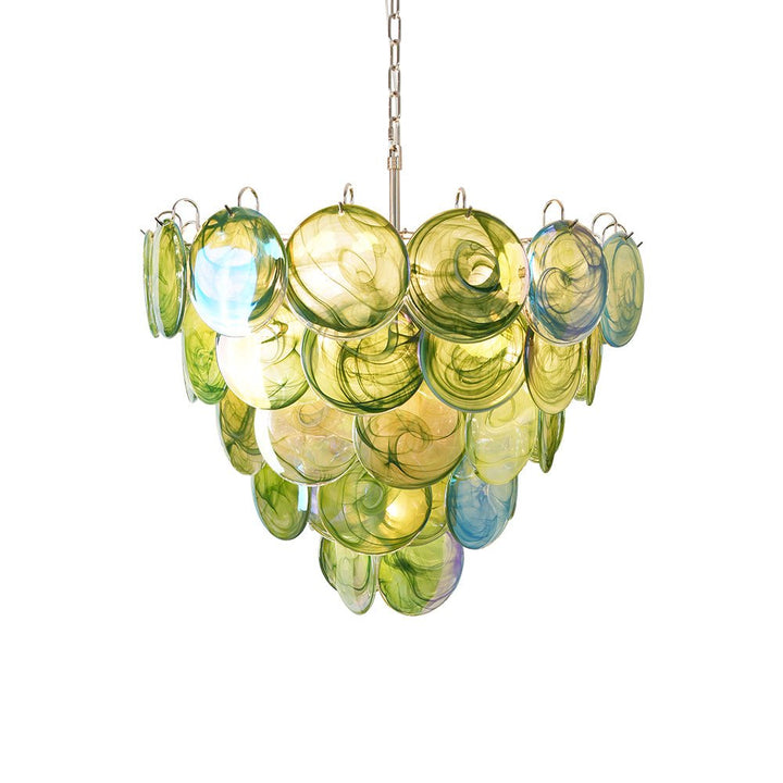 Aurora Lustre en Verre de Murano Vert - Neutralighting
