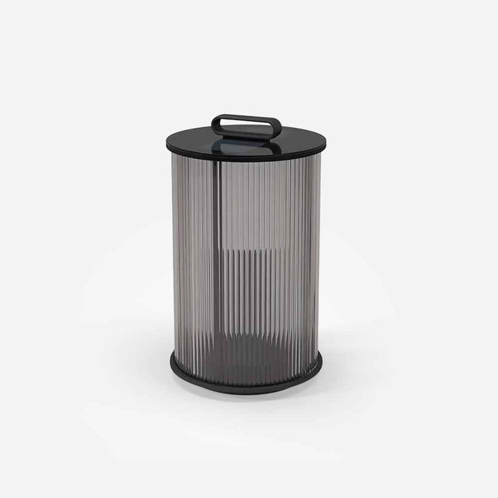 Greta Acier 20cm Noir LED