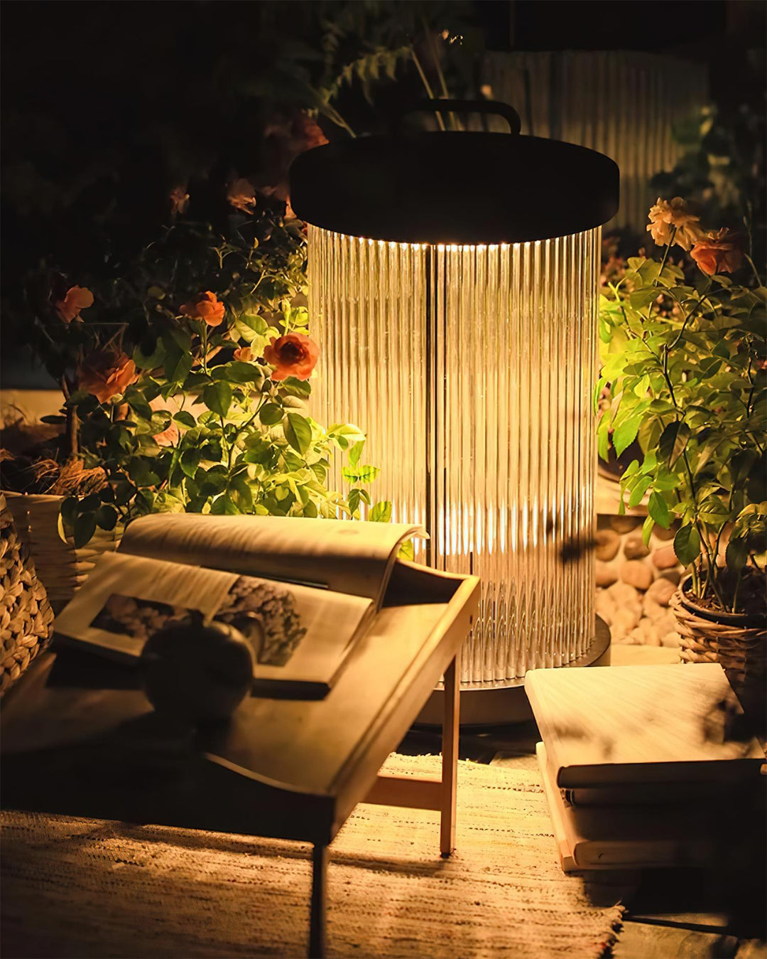 Greta Lampe Extérieure Cylindre en Acier Inoxydable Moderne - Neutralighting