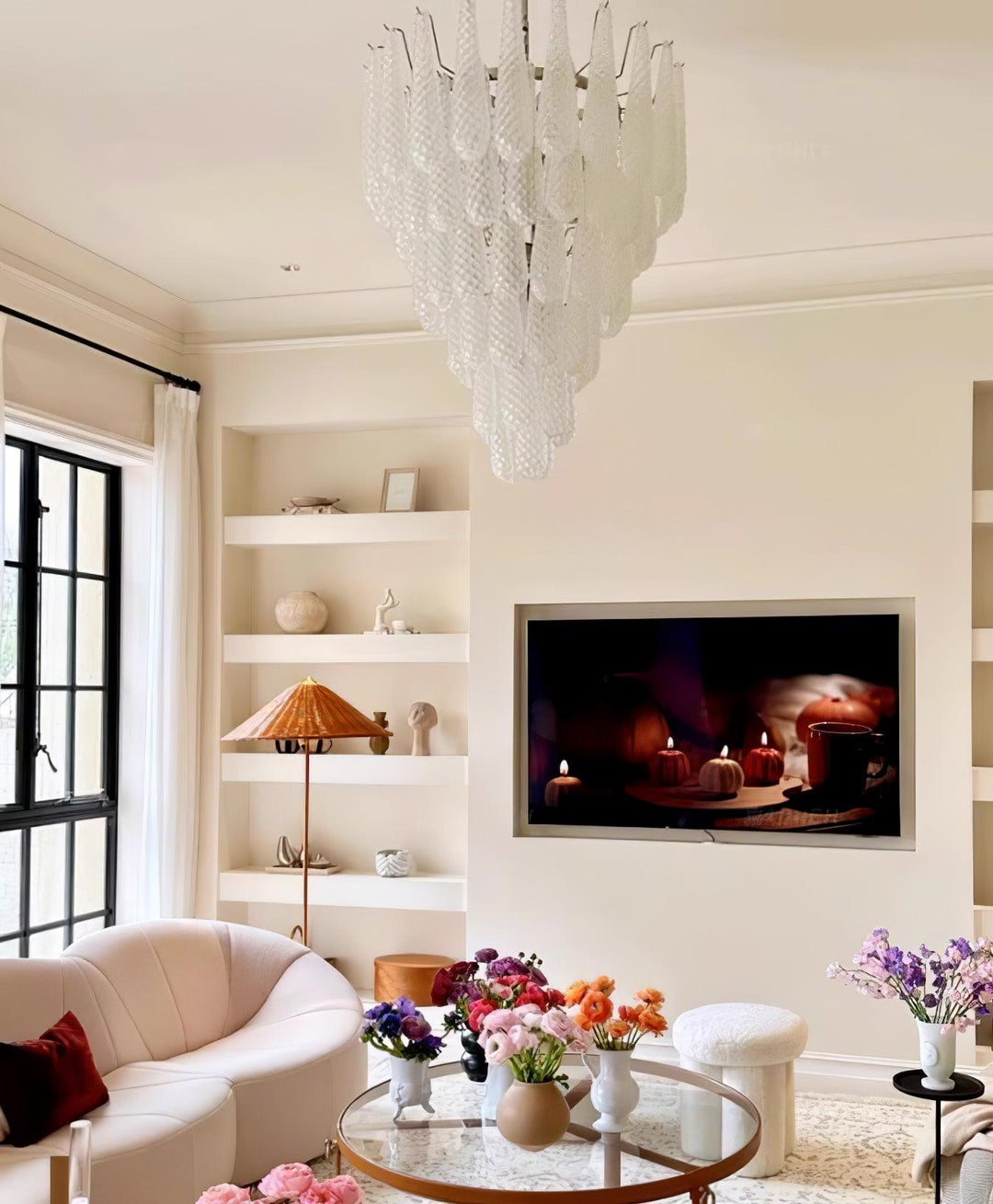 Zemaryra Chandelier en Verre Murano Luxueux - Neutralighting