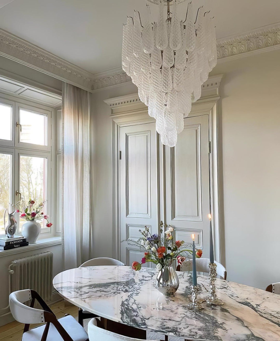 Zemaryra Chandelier en Verre Murano Luxueux - Neutralighting