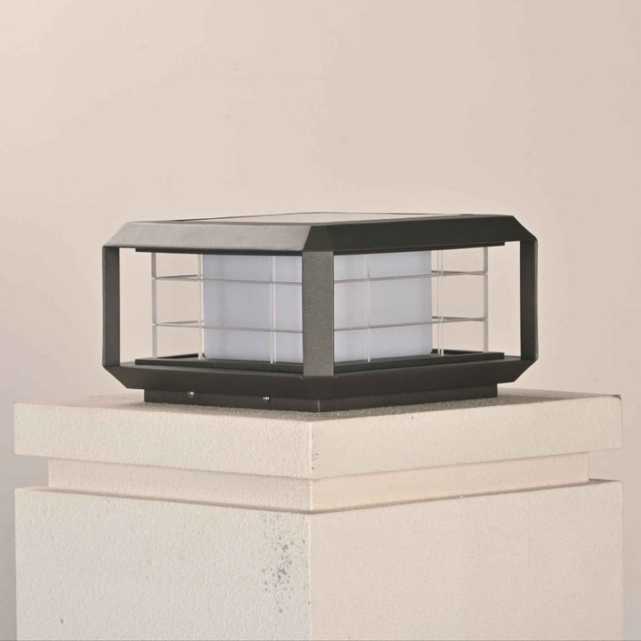 Grid Acier 20cm Noir LED 5W