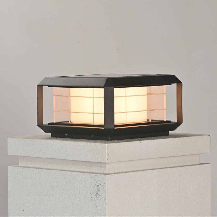 Grid Acier 20cm Noir LED 5W