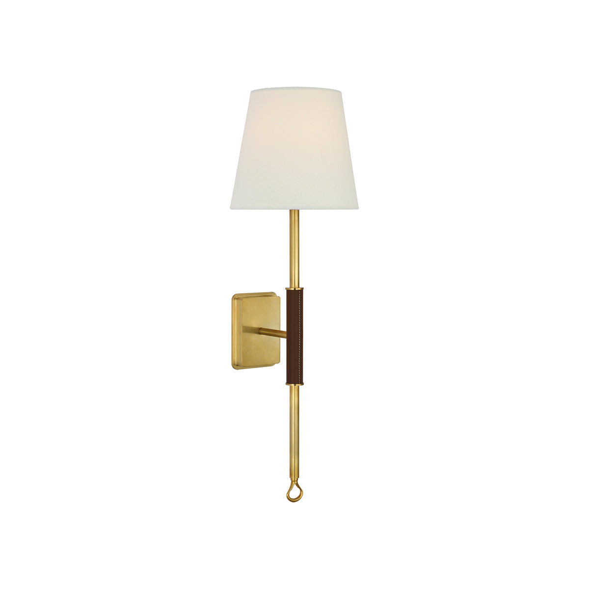 Osilan VApplique Murale Vintage En Tissu Et Laiton à Queue Décalée - Neutralighting