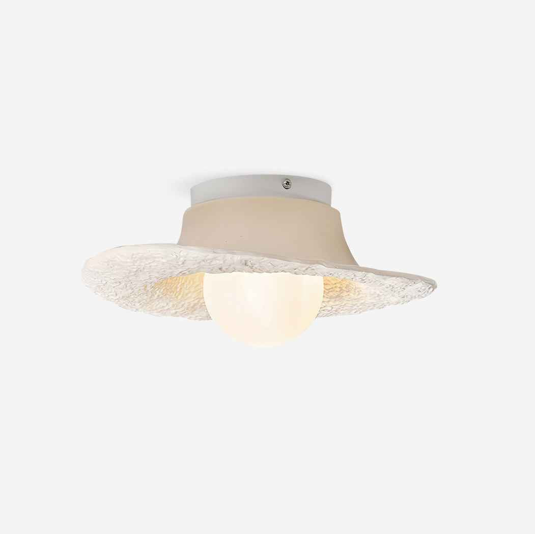 Plafonnier Acrylique 20cm Beige LED 5W