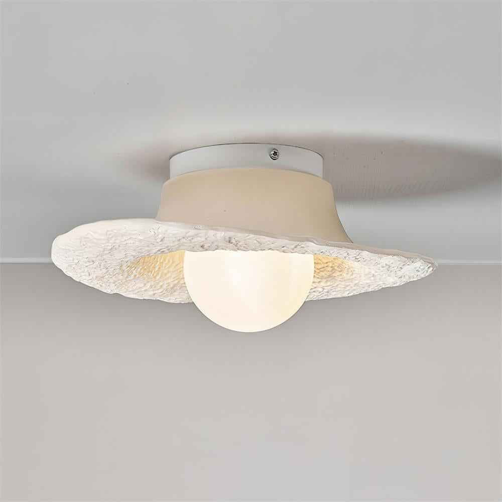 Plafonnier Acrylique 20cm Beige LED 5W