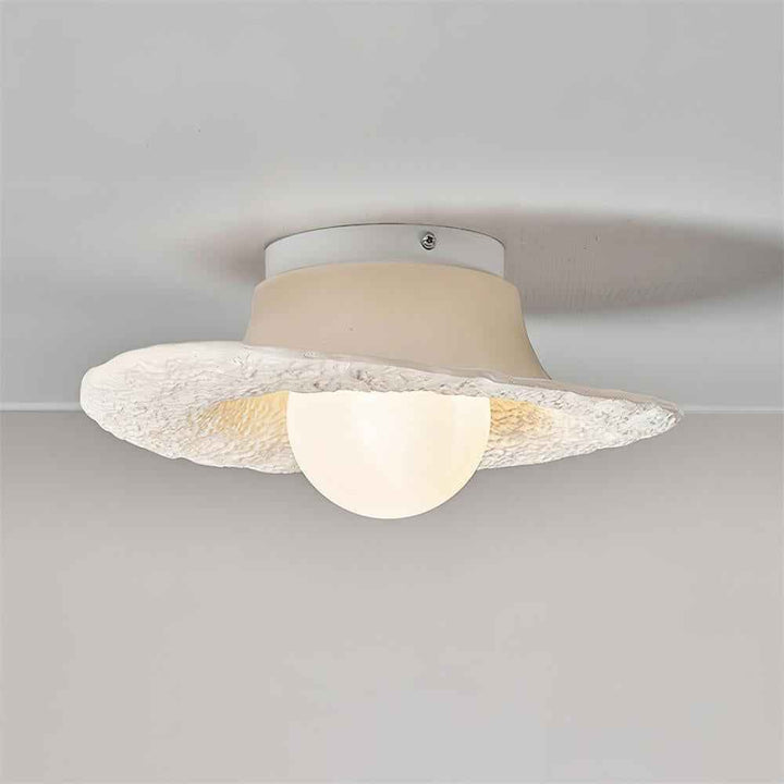 Plafonnier Acrylique 20cm Beige LED 5W