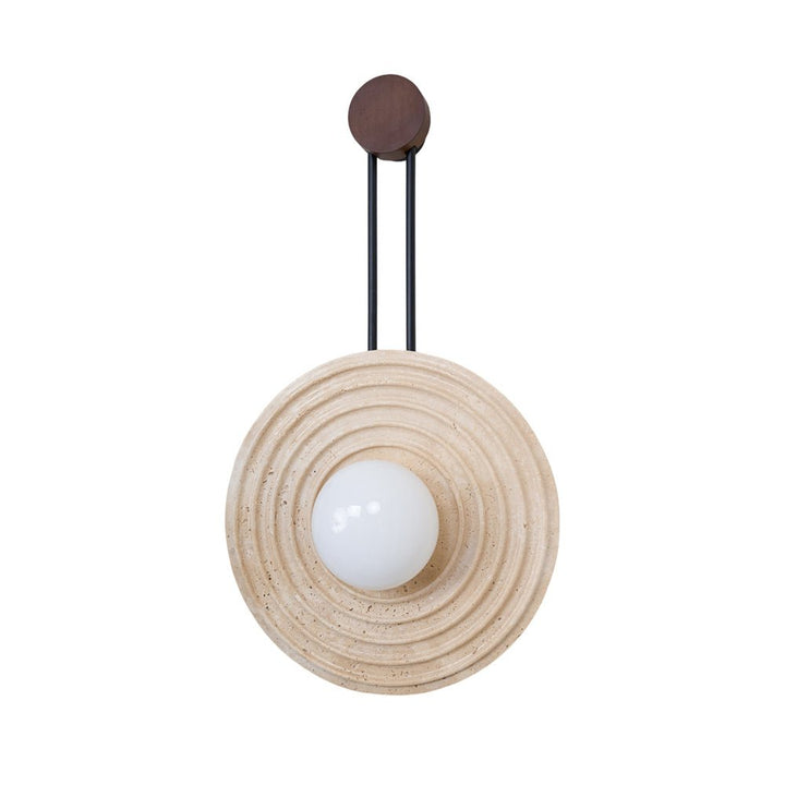 Isoror Applique Murale en Travertin Anneau Spirale - Neutralighting