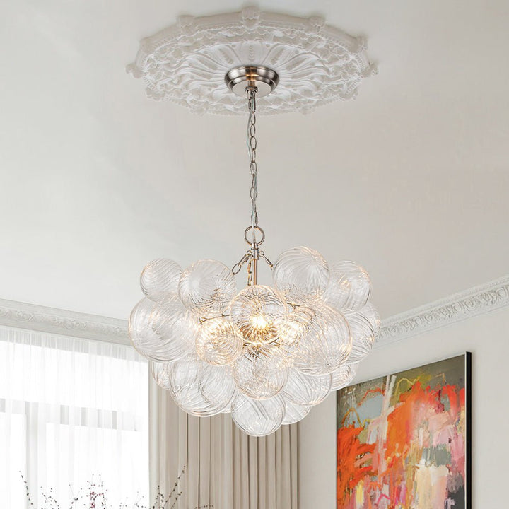 Aurora Lustre Moderne en Verre Boule Bulle - Neutralighting