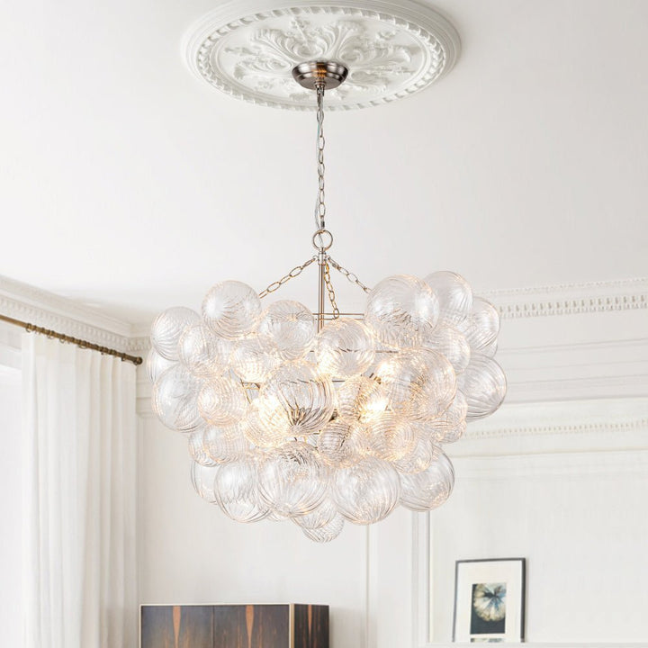 Aurora Lustre Moderne en Verre Boule Bulle - Neutralighting