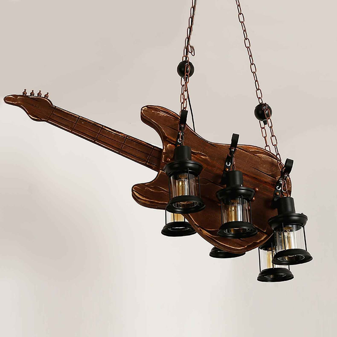 Lustra Suspension en Bois Vintage - Neutralighting