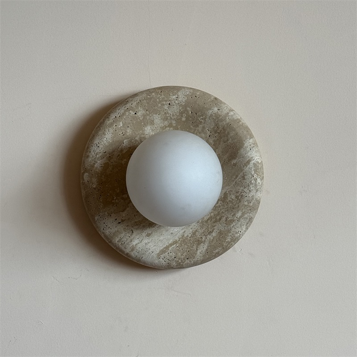 Orli Applique Murale Moderne et Minimaliste en Travertin - Neutralighting