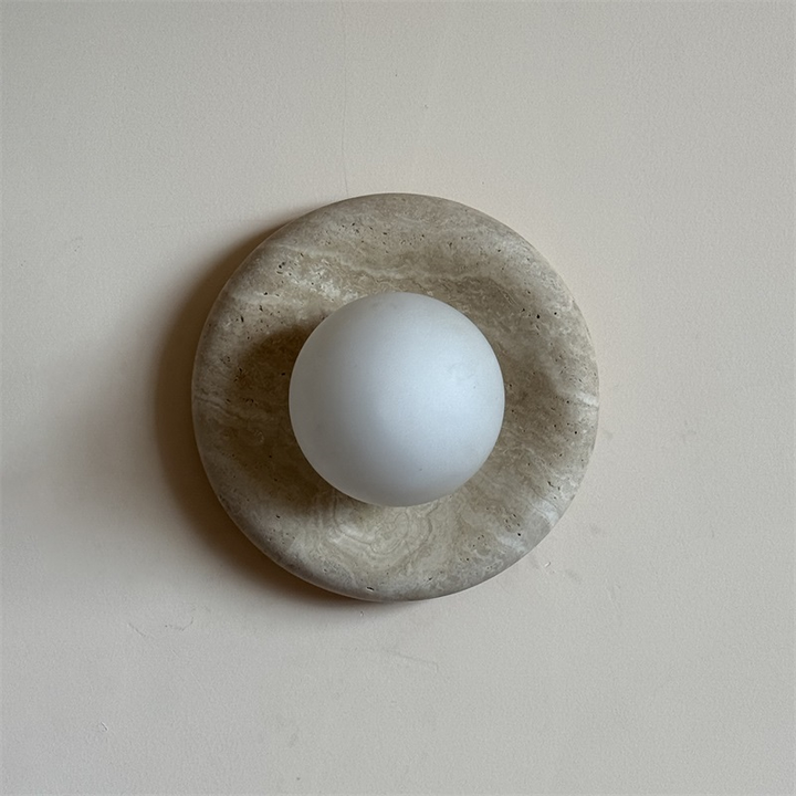 Orli Applique Murale Moderne et Minimaliste en Travertin - Neutralighting