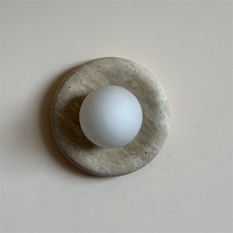 Orli Applique Murale Moderne et Minimaliste en Travertin - Neutralighting
