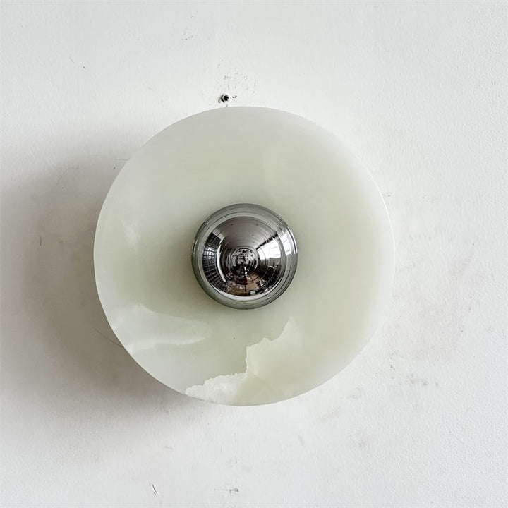 Arsole Applique Murale Ronde en Jade et Métal Moderne Minimaliste - Neutralighting