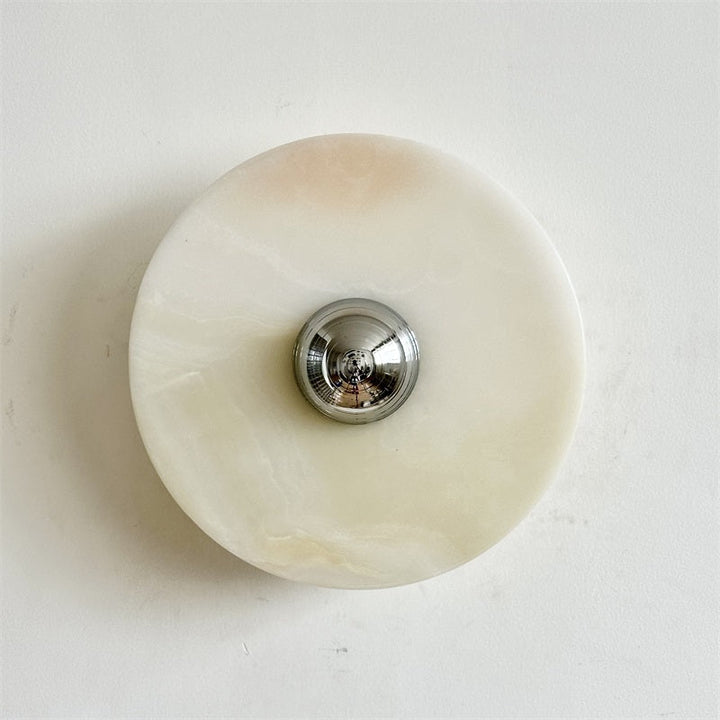 Arsole Applique Murale Ronde en Jade et Métal Moderne Minimaliste - Neutralighting