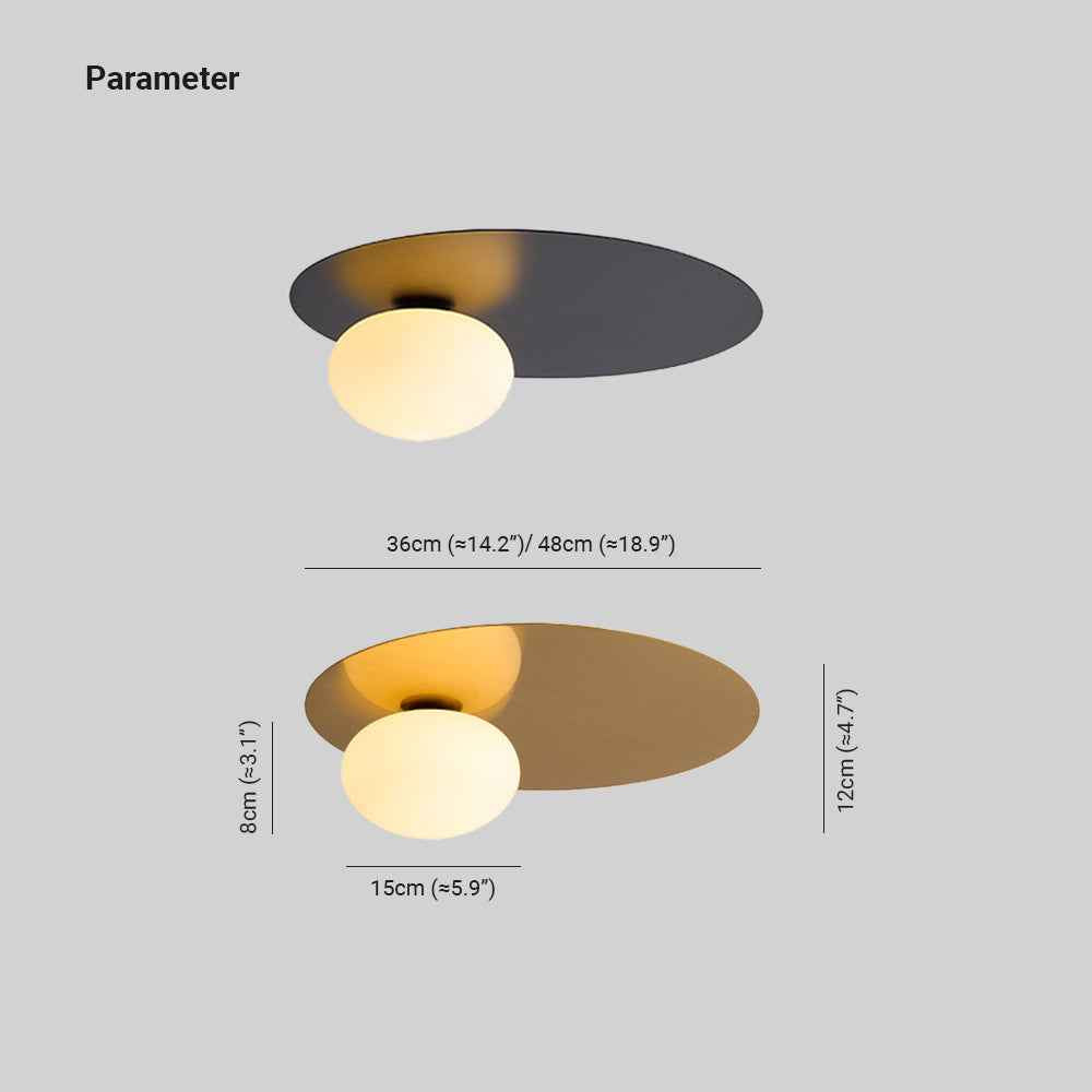 Plafonnier Arisha Verre LED V10