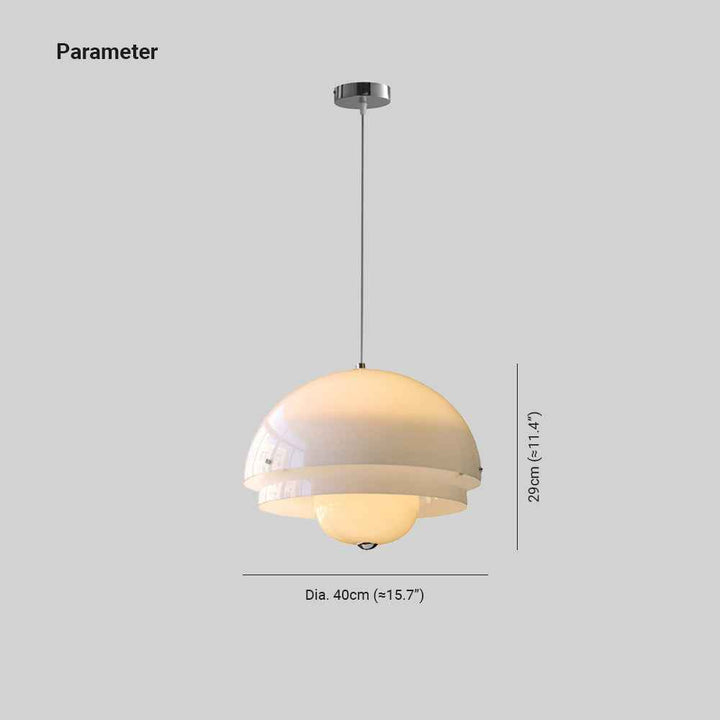 Suspension Arisha Acrylique LED V21