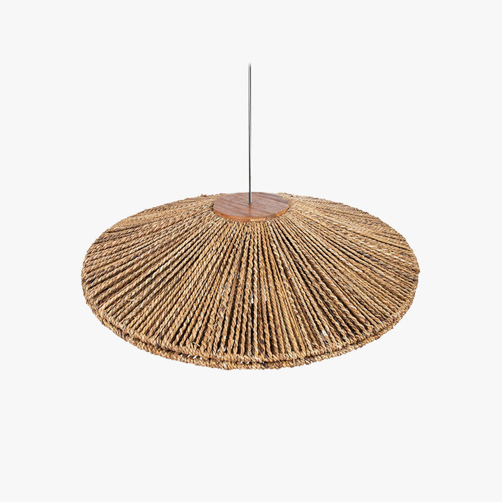 Ritta Rustique Suspension Rotin Salon Salle à Manger Chambre à Coucher - Neutralighting