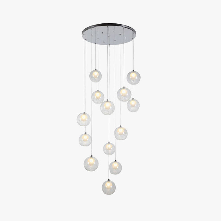 Arisha Multi-têtes Globe Cluster Lustre Verre Salle à Manger Salon - Neutralighting
