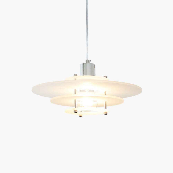 Suspension Arisha Acrylique Blanc LED