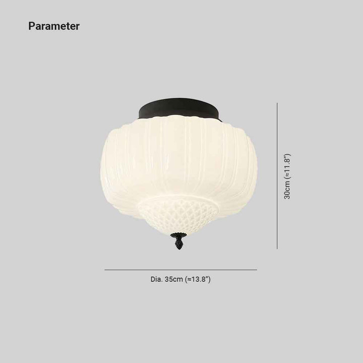 Plafonnier Arisha Verre LED V15