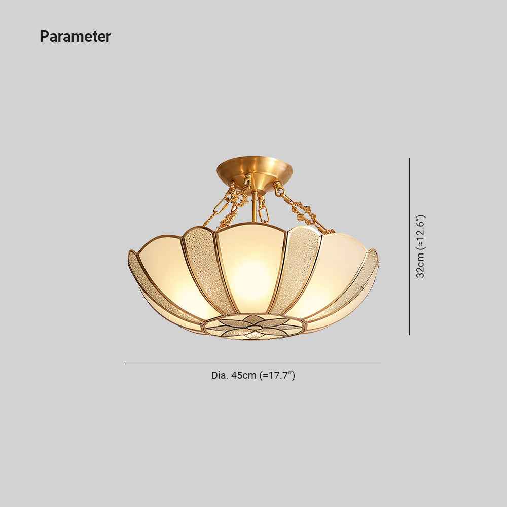 Plafonnier Silva en Verre – Élégance Plafonnier