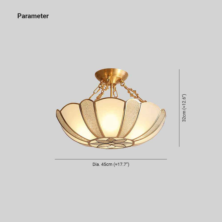 Plafonnier Silva en Verre – Élégance Plafonnier