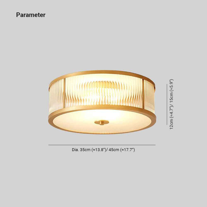 Plafonnier Silva en Verre – Plafonnier Raffiné
