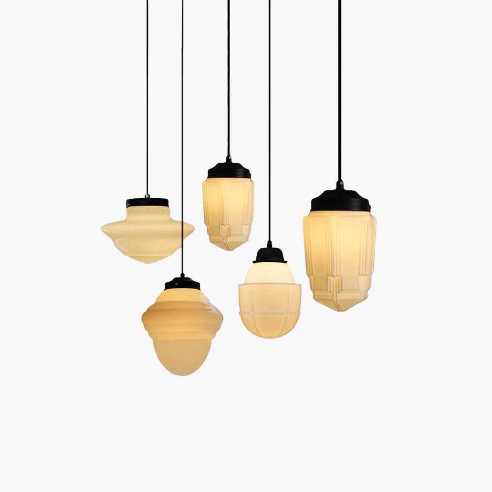 Valentina Minimaliste LED Suspension Verre Salon/Salle À Manger - Neutralighting