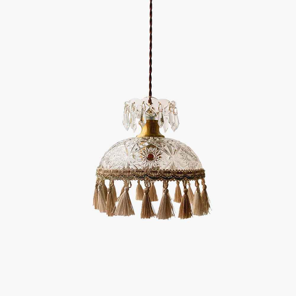 Tiffany Français Médiéval LED Suspension Verre Salon/Chambre À Coucher - Neutralighting