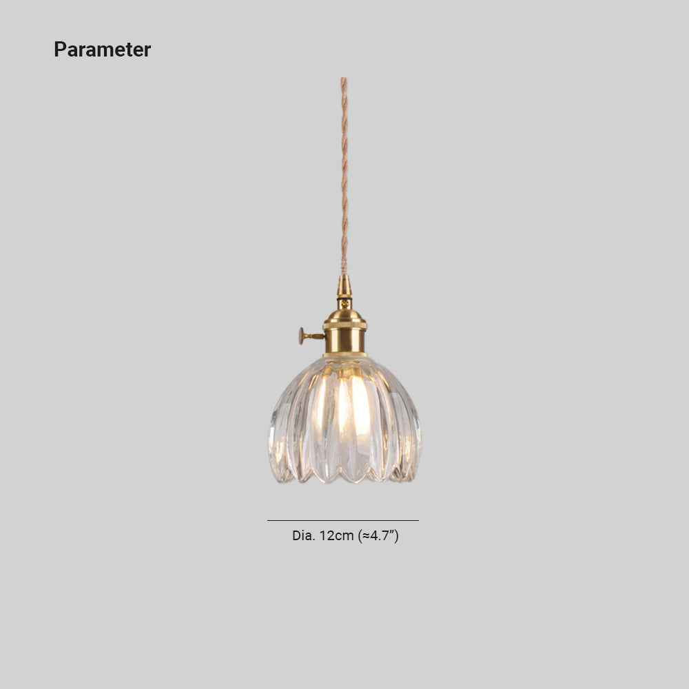 Valentina Rétro LED Suspension Verre Salon - Neutralighting