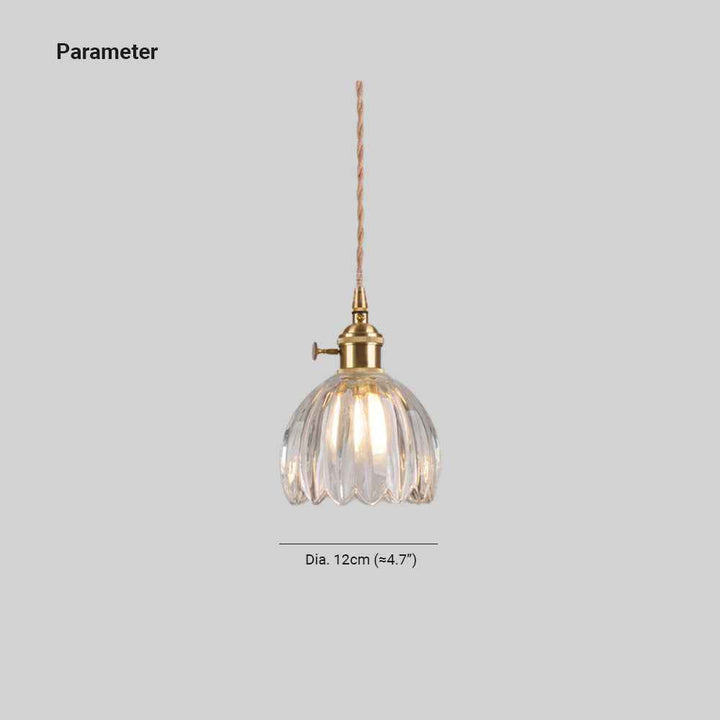 Valentina Rétro LED Suspension Verre Salon - Neutralighting
