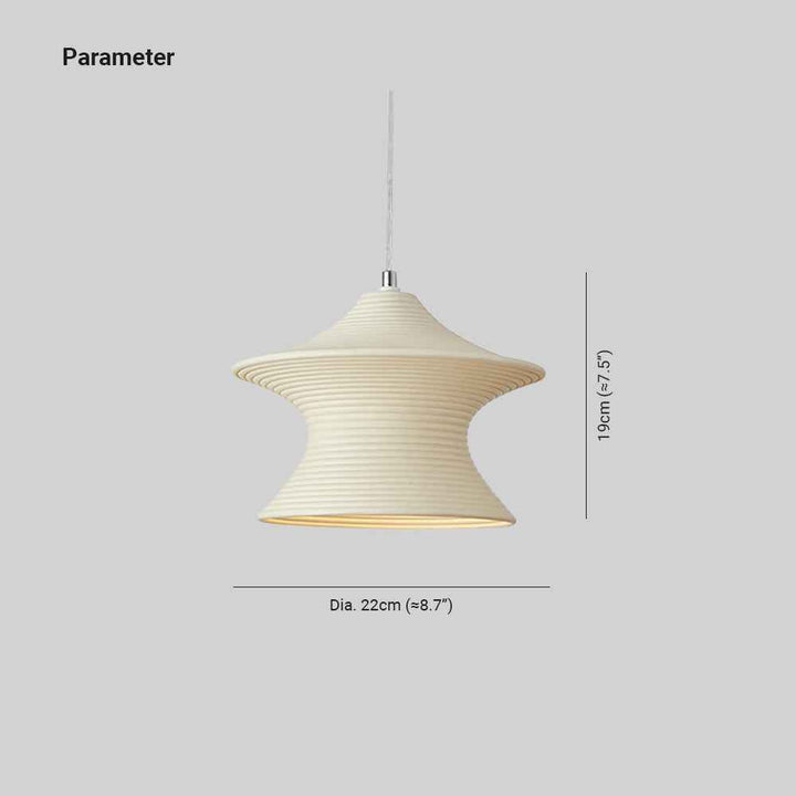 Valentina Minimaliste Art Suspension Résine Chambre À Coucher - Neutralighting