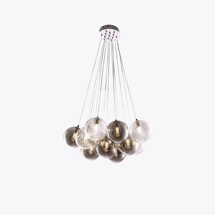 Valentina Moderne Suspension Métal Verre Salon Salle à Manger - Neutralighting