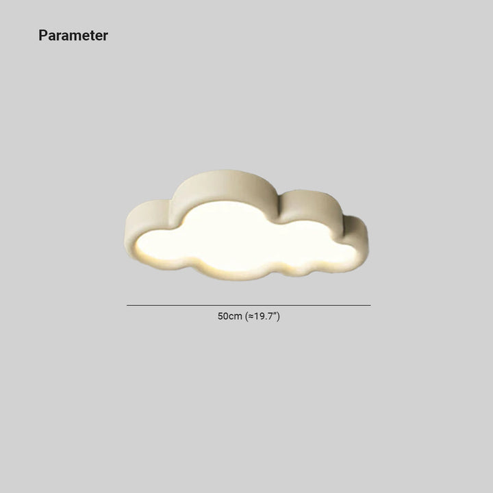Aria Moderne Nuage Plafonnier Métal Chambre à coucher - Neutralighting